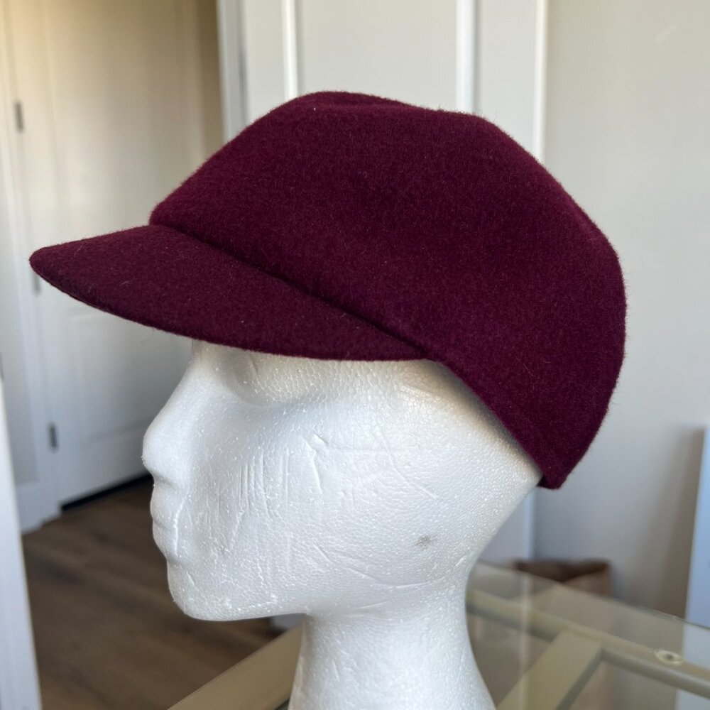 Kangol Burgundy Wool Cap